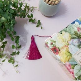 Bookmarks Mix - Handmade with Tassel - Botanical Vintage