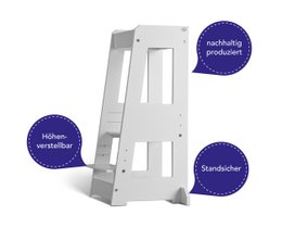 tiSsi® Lernturm FELIX Buche WEISS