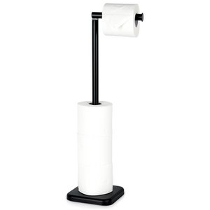 Toiletpapierhouder Zwart 56 cm