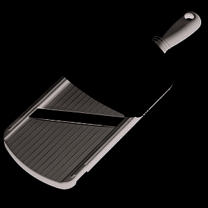 Universele keramische schaaf, tweesnijdend, zwart