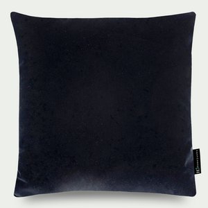 027 Pillow Velvet Black 0802 45x45