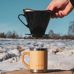 Genanvendeligt kaffefilter i rustfrit stål