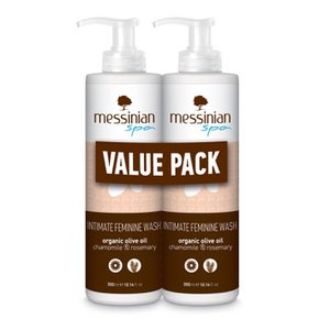 Family Pack Chamomile And Rosemary Intimate Feminine Wash Messinian Spa