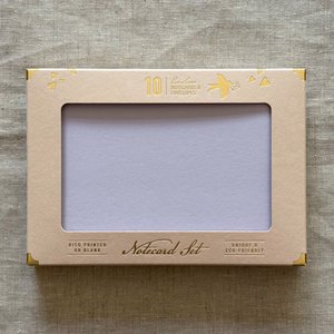 Notecard Set / blanko / Violet / Summer Edition