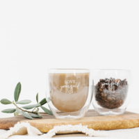 Thermoglazenset "Hou van jezelf" 250ml