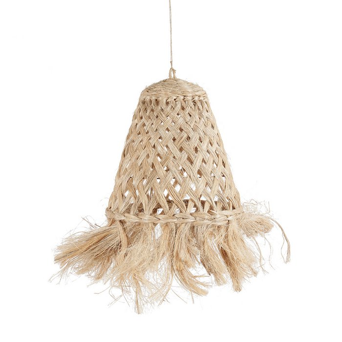 De Abaca Jelly Fish-hanger - Naturel - S