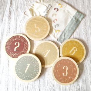 Holz-Trittsteine ​​Montessori-Spielzeugset 6-teilig