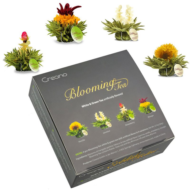 Creano 4 theebloemen geschenkdoos Teelini Mix