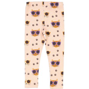 Bambus -Leggings rosa coole Katzen