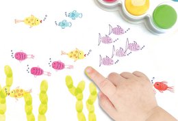Pack 6 Fingerstempelkissen
