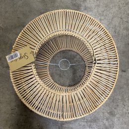 Rattanlampe | Boho Lampenschirm | Pendelleuchte LIKU (2 Größen)