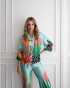 Bluse Loose Cut Under the Sea