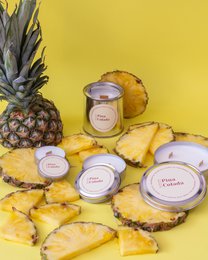 Mini candele profumate alla soia, Pina Colada