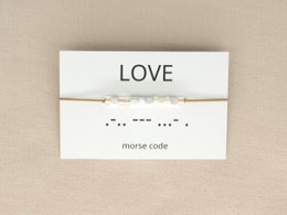 Morsecode armband love (zilver,rosé goud,goud)