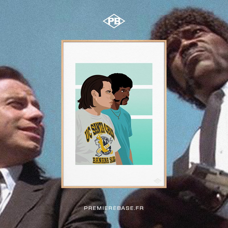 Poster "Pulp Fiction" - A4 & 30x40cm - Art print