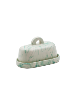 Boterschotel marmer groen