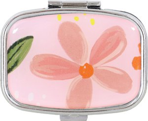 WS Pill Case Abstract Floral
