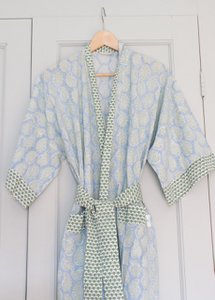 Dressing gown Shanti Blue