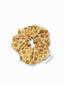 Scrunchie Zero Waste - Gelbe Blumen