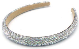 K-A5.1 H2458-013-2 Headband Crystals 1.8cm White AB