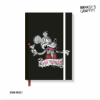 Banksy A5 size notebook - Mickey Living the Dream