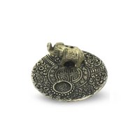 Aluminum Elephant Incense Holder