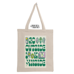 Go Outside Look Inside Tote Bag
