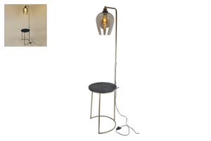 Staande lamp Isla goud glas-metaal