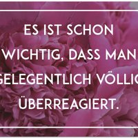Postkarte "Überreagiert"
