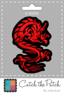 chinese dragon - red