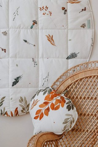 Kussen van katoenblad 'Forest Friends'