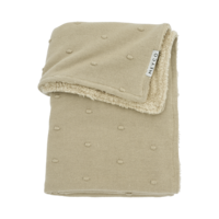 Decke Mini Knots Teddy Sand