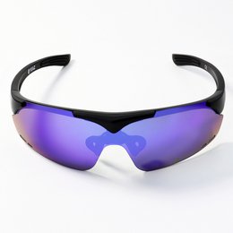 SUNUP Set Magnet-Sport-Sonnenbrille Matt schwarz /  Full Revo Blue