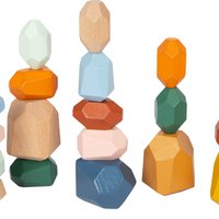 Stacking blocks made of wooden toys “Safari” | Wooden toys