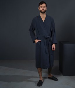 Herenbadjas Orion Solid Antraciet