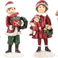 FIGUREN KERST KINDEREN SET VAN 4 STUKS (HOFF2003)