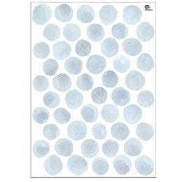 Akvarel prikker wallsticker