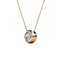 Maan- en geboortesteensets - Roségoud en kristal