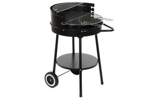 BARBACOA METAL PLASTICO 59X49,5X82 NEGRO RC166571