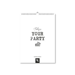 Your Party | Birthday calendar (A4)