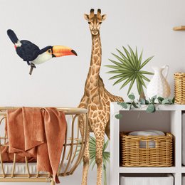 Etiqueta de la pared | Animales de Safari II