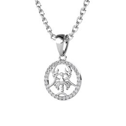 Colgantes Zodiaco Cáncer - Argenté et Cristal