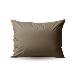  Taupe and cream pillow covers, available in 60x70 cm and 80x80 cm sizes, made of premium materials for a comfortable and stylish bedding experience.