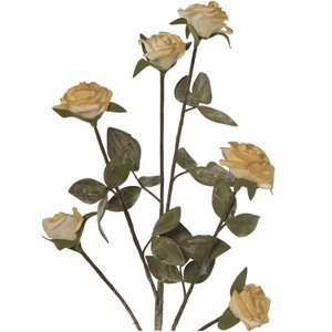 KÜNSTLICHER BLUMENSTIEL 113CM GELBE EVA-SCHAUM-BLUME: °7X5CM ST27738