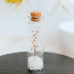 Wish bottle spiritual growth card clear quartz