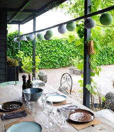Outdoor light pendulum - Verde