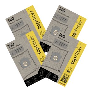 Set van 4 pakjes van 4 stofzuigerzakken 64140 Rowenta Silence Force Moulinex TopFilter Premium