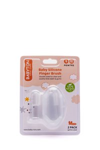 Babyton Silicone Vingertandenborstel 2 stuks