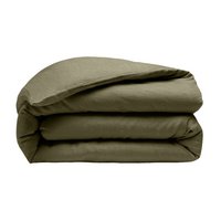 DUVET COVER 260X240CM 100% WASHED LINEN OLIVE