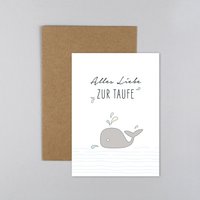 Taufkarte Wal Ella